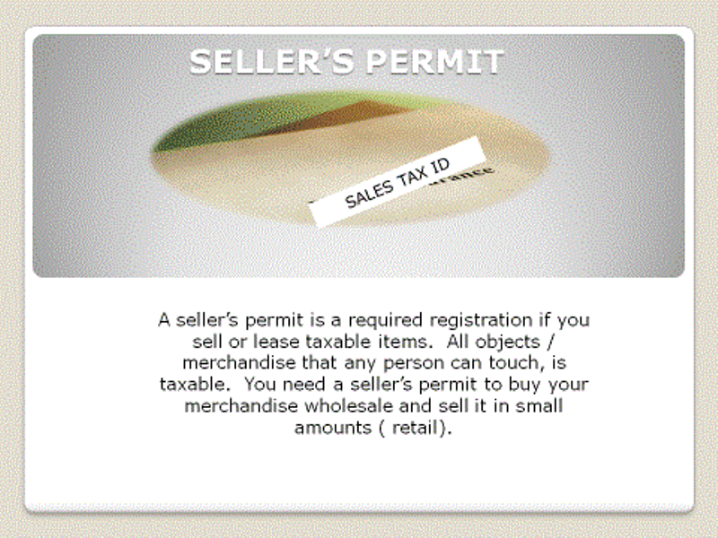 Sellers Permit